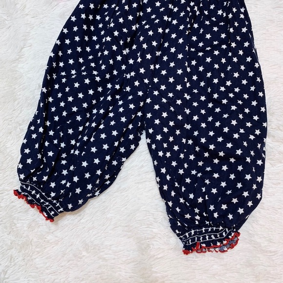 ‼️SOLD‼️ BONNIE JEAN | Flag “Party Pants” Romper - Picture 3 of 5